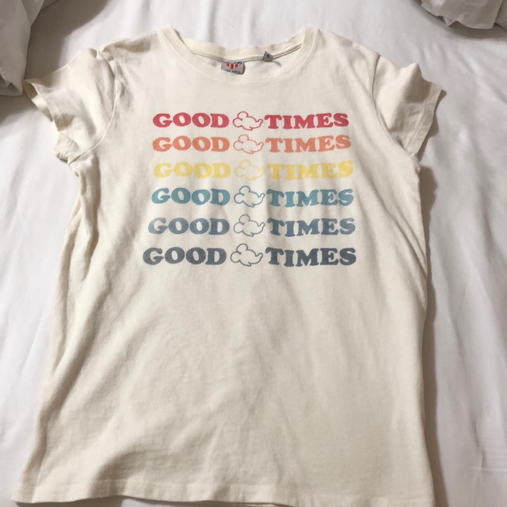 Disney Mickey Mouse Junk Food shirt Good Times